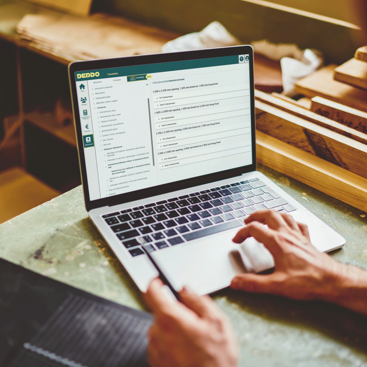 Casadata Bibliotheek in_DEDDO PLUS abonnement sneller calculeren