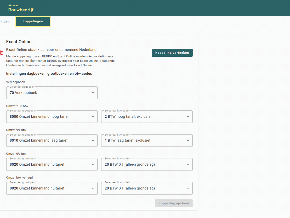 uitlegvideo Exact Online koppeling maken met DEDDO