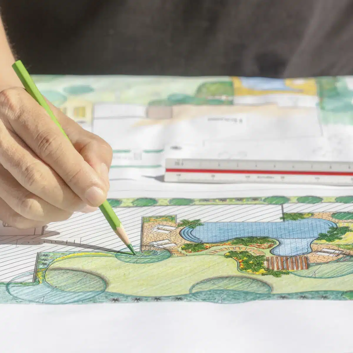 DEDDO Hovenier tekent plan voor nieuwe tuin